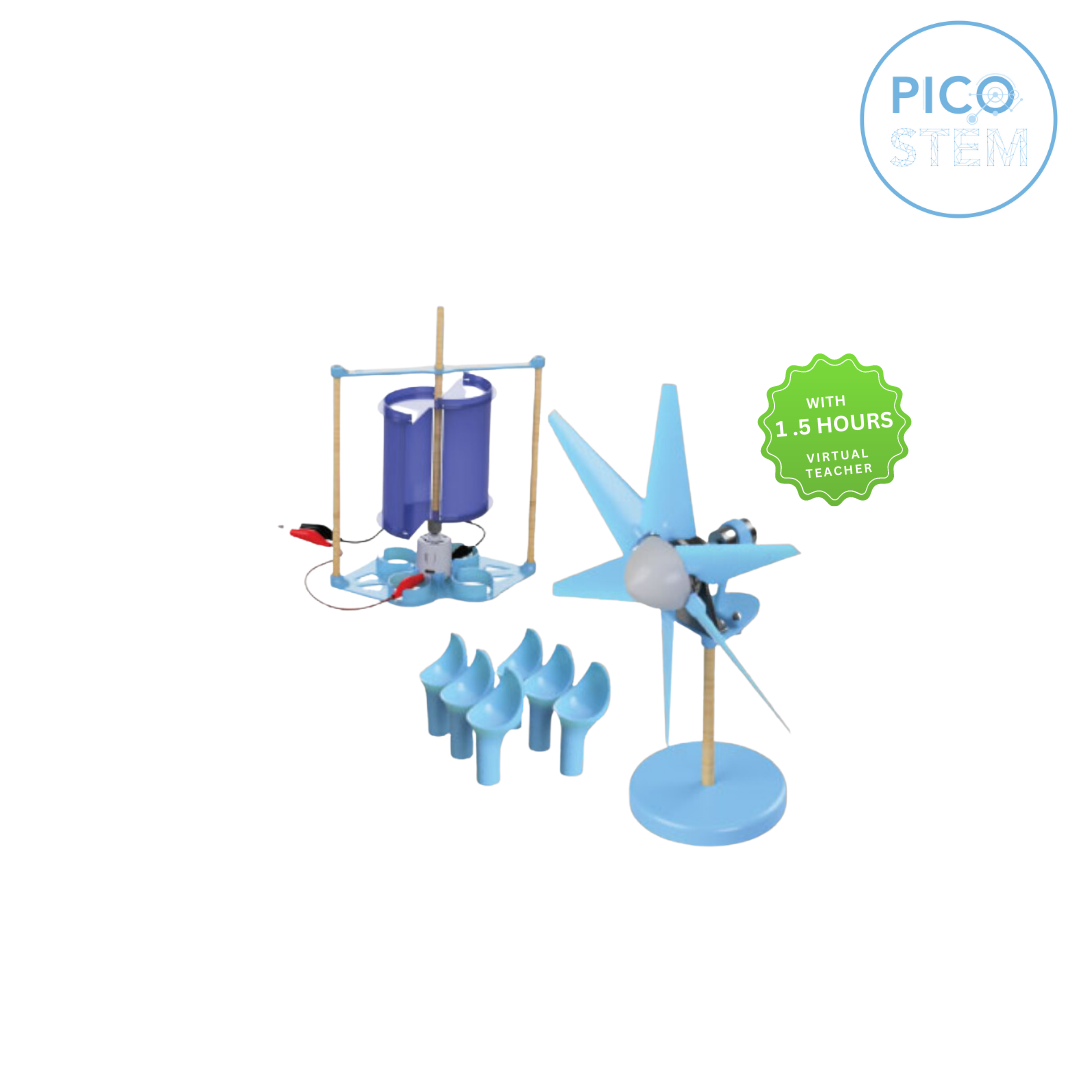 PicoSTEM Wind & Hydro Turbines Standard Kit- Makerspace